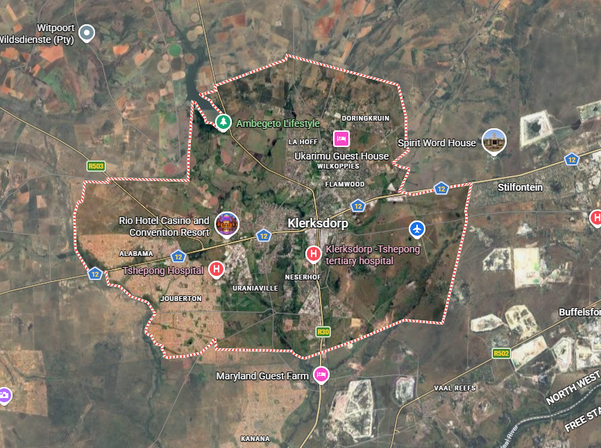 Klerksdorp Map