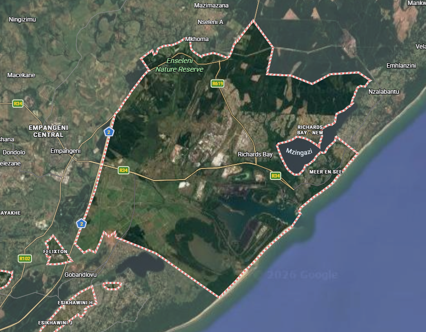 Richards Bay Map